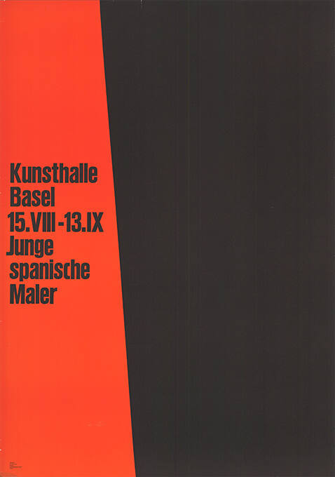 Junge spanische Maler, Kunsthalle Basel