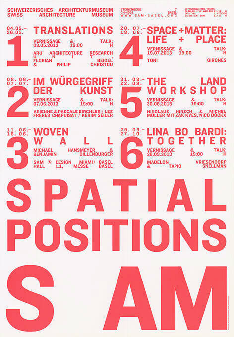 Spatial Positions, S AM