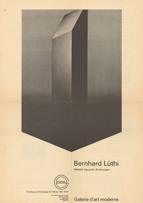 Bernhard Lüthi, Galerie d’art moderne