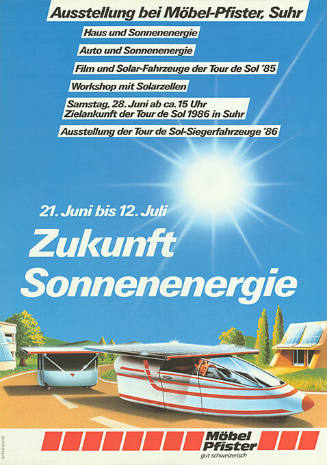 Zukunft Sonnenenergie, Ausstellung bei Möbel-Pfister, Suhr