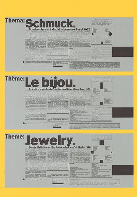 Thema: Schmuck. Thème: Le bijou. Theme: Jewelry.