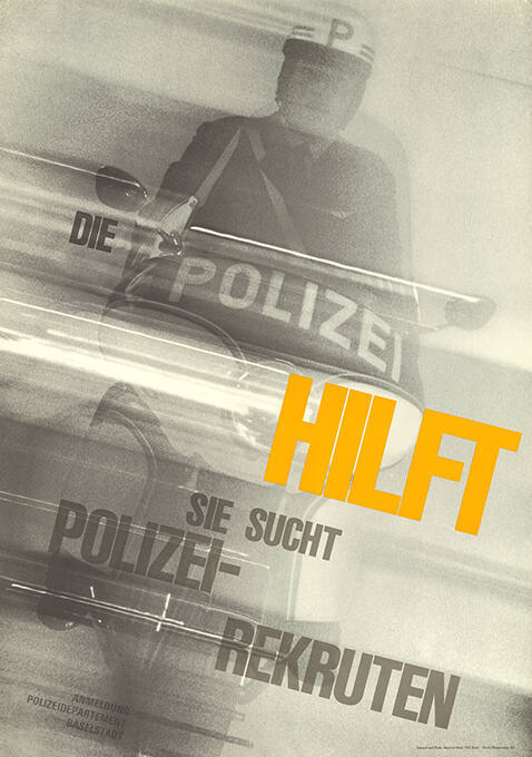 Die Polizei hilft, sie sucht Polizei-Rekruten