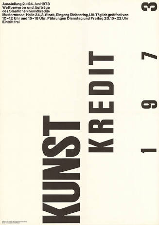 Kunstkredit 1973, Mustermesse, Basel