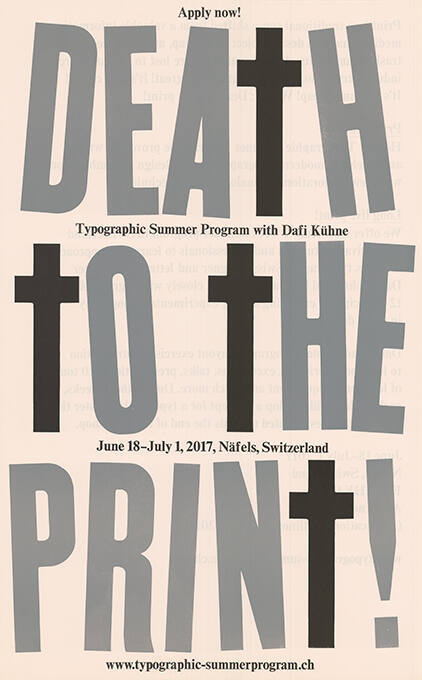 Death to the Print!