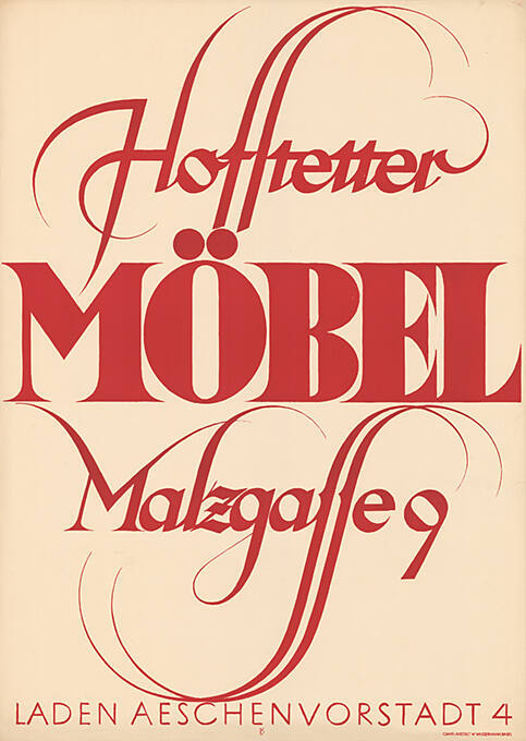 Hofstetter Möbel, Malzgasse 9