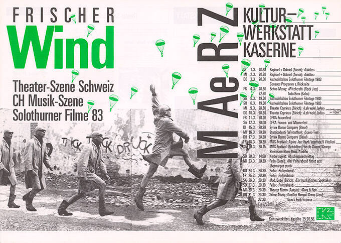 Kulturwerkstatt Kaserne, Maerz, Frischer Wind