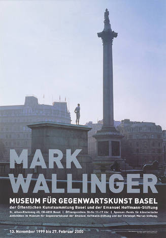 Mark Wallinger, Museum für Gegenwartskunst Basel