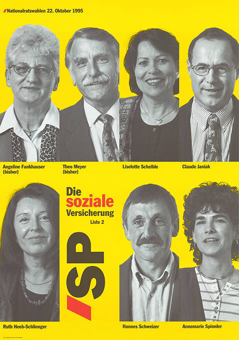 Die soziale Versicherung, SP, Liste 2
