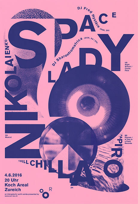 Space Lady, Nikolaienko, Papiro, Chilchilla, Koch Areal, Zureich, presented by Oor Records