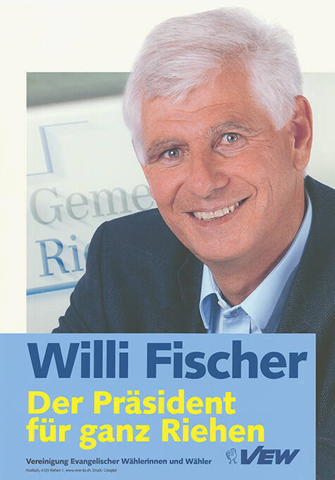 Willi Fischer, Der Präsident für ganz Riehen, VEW