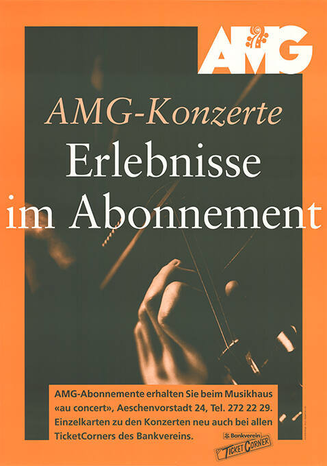 AMG, AMG-Konzerte, Erlebnisse im Abonnement