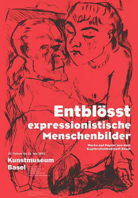 Entblösst, expressionistische Menschenbilder, Kunstmuseum Basel