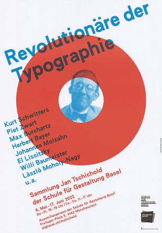 Revolutionäre der Typographie, Sammlung Jan Tschichold der Schule für Gestaltung Basel