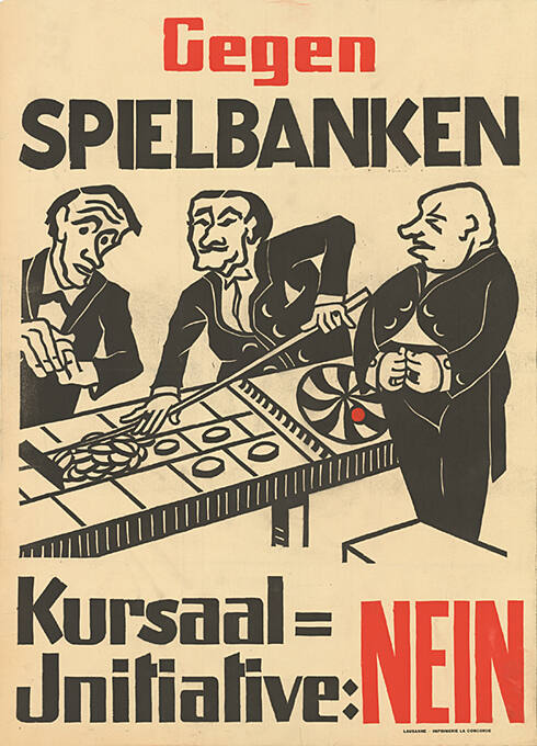 Gegen Spielbanken, Kursaal-Initiative: Nein