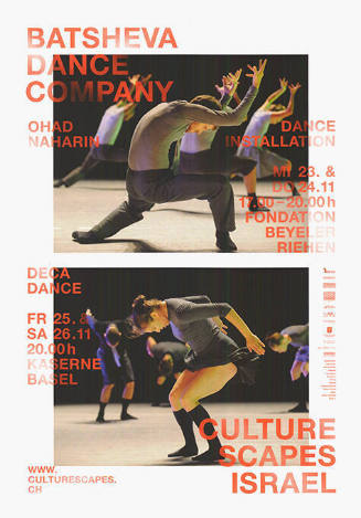 Culture Scapes, Israel, Batsheva Dance Company, Fondation Beyeler Riehen, Kaserne Basel