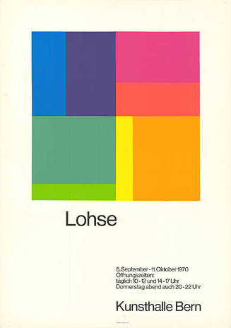 Lohse, Kunsthalle Bern