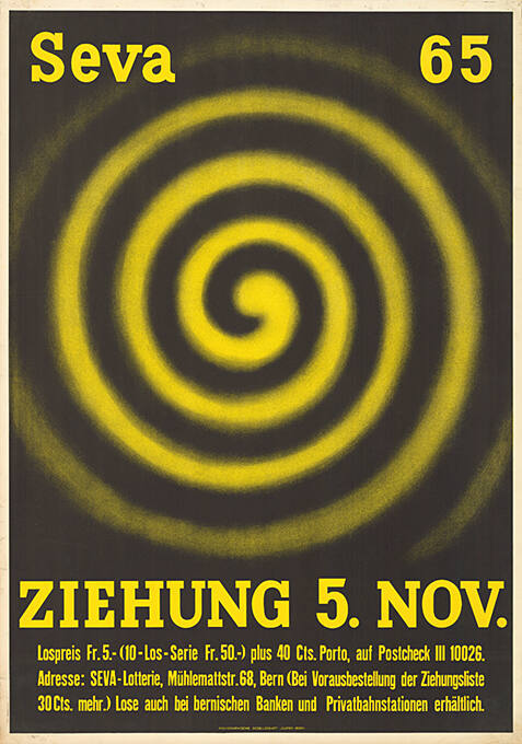 Seva 65, Ziehung 5. Nov.