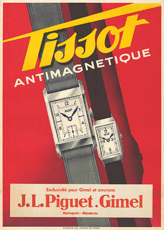 Tissot Antimagnetique, J. L. Piguet. Gimel