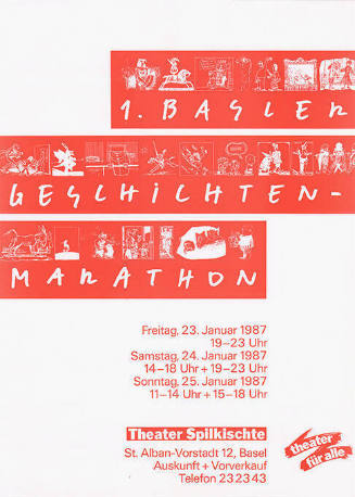 1. Basler Geschichten-Marathon, Theater Spilkischte Basel