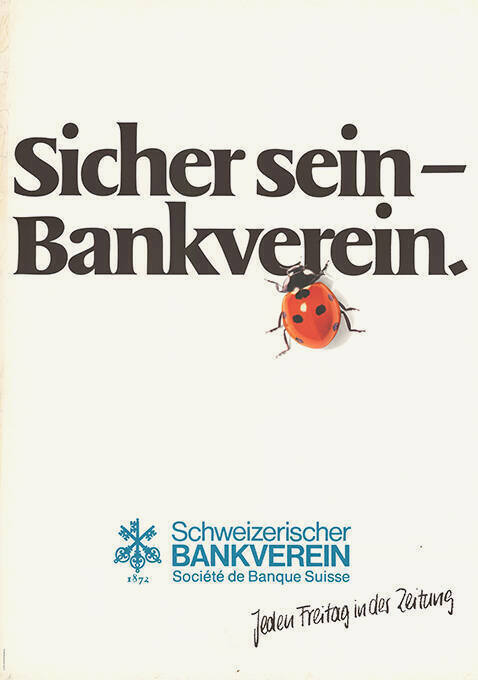 Sicher sein – Bankverein.