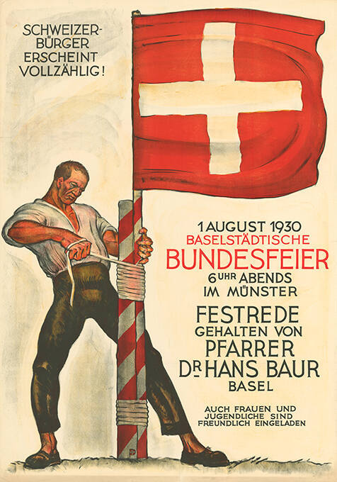 Baselstädtische Bundesfeier 1930