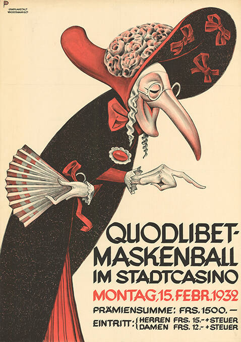 Quodlibet-Maskenball im Stadtcasino Basel