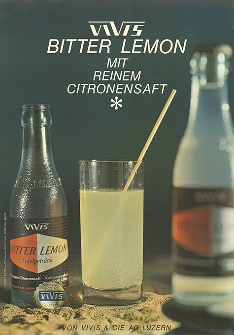 Vivis Bitter Lemon, mit reinem Citronensaft