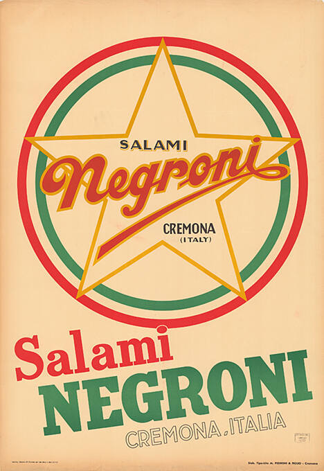 Salami Negroni, Cremona