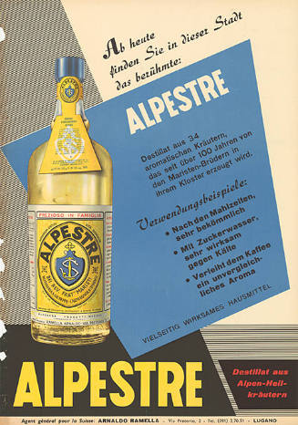 Alpestre, Destillat aus Alpen-Heilkräutern