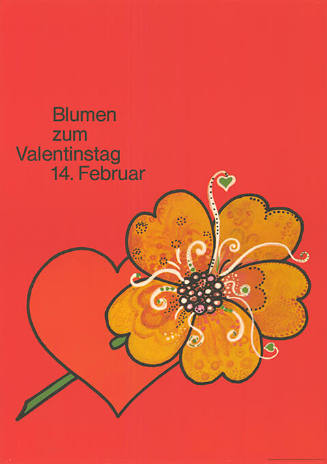 Blumen zum Valentinstag, 14. Februar