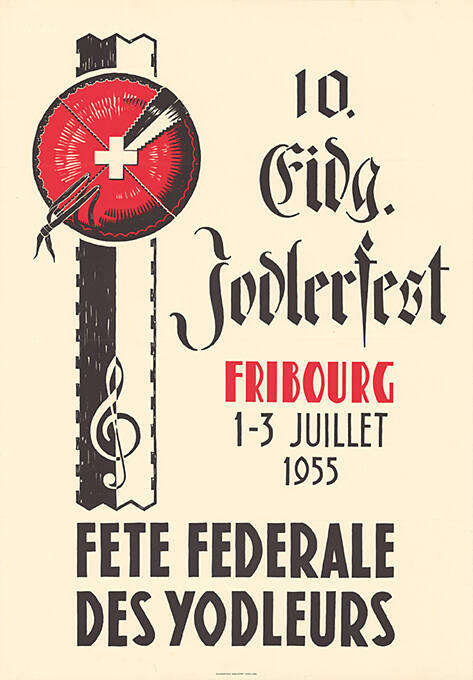 10. Eidg. Jodlerfest, Fribourg