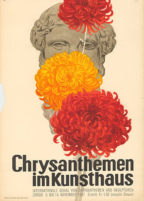 Chrysanthemen im Kunsthaus, Internationale Schau von Chrysanthemen und Skulpturen, Zürich