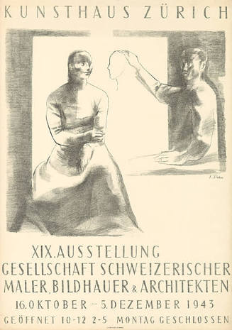 Kunsthaus Zürich, XIX. Ausstellung Gesellschaft Schweizerischer Maler, Bildhauer & Architekten