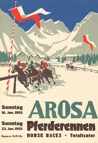 Arosa, Pferderennen, Horse Races, Totalisator