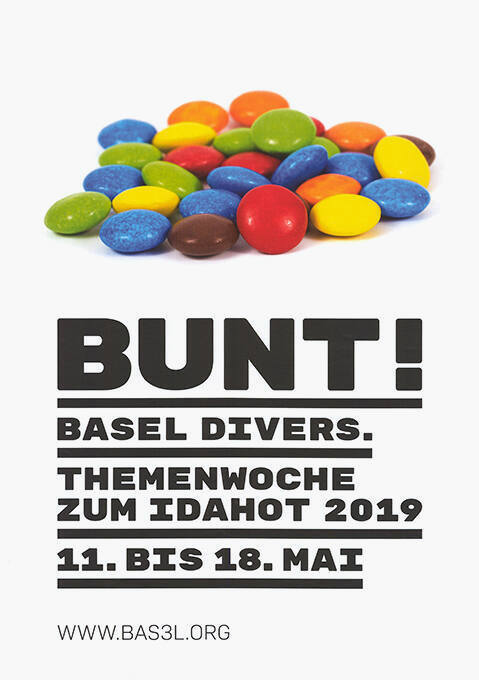 Bunt! Basel divers. Themenwoche zum IDAHOT 2019