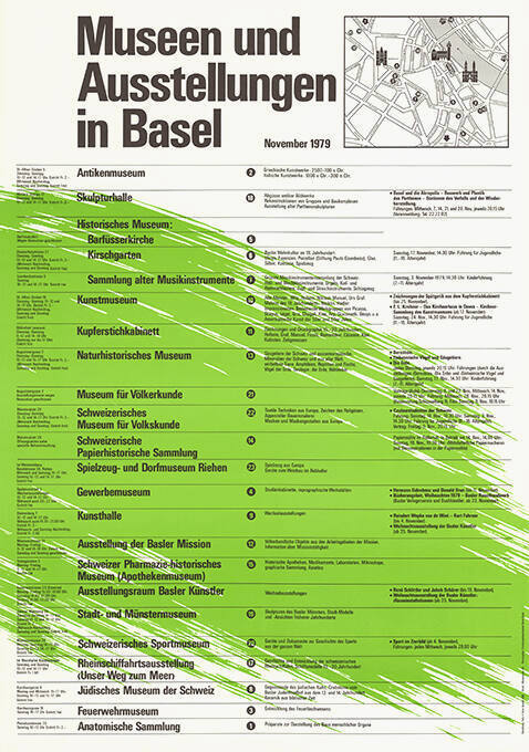 Museen und Ausstellungen in Basel, November