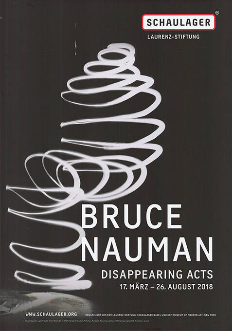 Bruce Nauman, Disappearing Acts, Schaulager