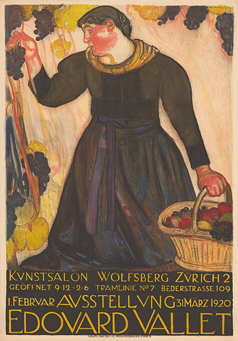 Ausstellung Edouard Vallet, Kunstsalon Wolfsberg, Zürich 2