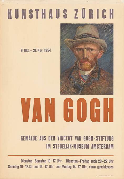 Van Gogh, Kunsthaus Zürich