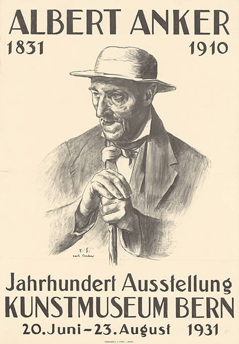 Jahrhundert Ausstellung, Albert Anker, Kunstmuseum Bern