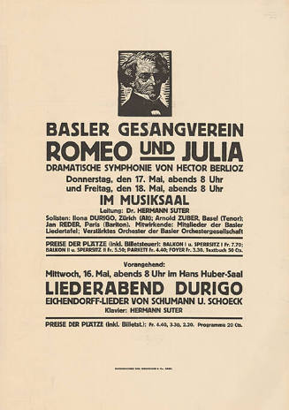 Romeo und Julia, Hector Berlioz, Basler Gesangverein, Musiksaal