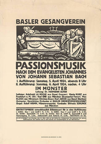 Passionsmusik, nach dem Evangelisten Johannes, von Johann Sebastian Bach, Basler Gesangverein, im Münster