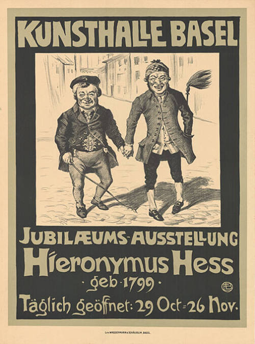 Jubiläumsausstellung Hieronymus Hess, Kunsthalle Basel