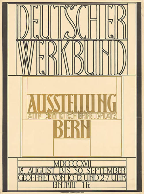 Deutscher Werkbund, Ausstellung auf dem Kirchenfeldplatz Bern