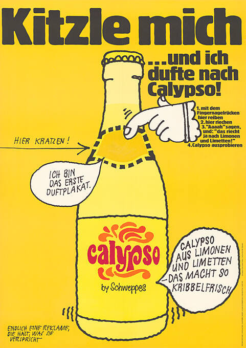 Kitzle mich …und ich dufte nach Calypso, Calypso by Schweppes