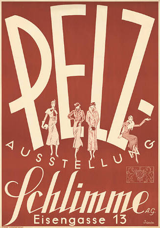 Pelz-Ausstellung, Schlimme A.G., Eisengasse 13