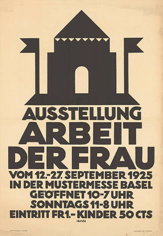 Ausstellung, Arbeit der Frau, Mustermesse Basel