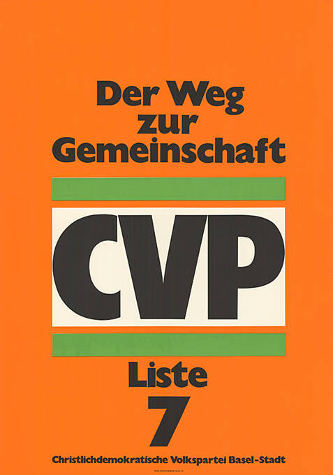 Der Weg zur Gemeinschaft, CVP, Liste 7