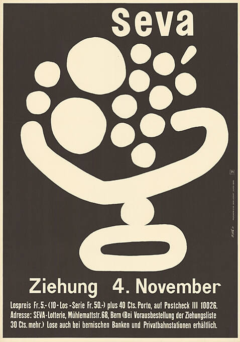 Seva, Ziehung 4. November