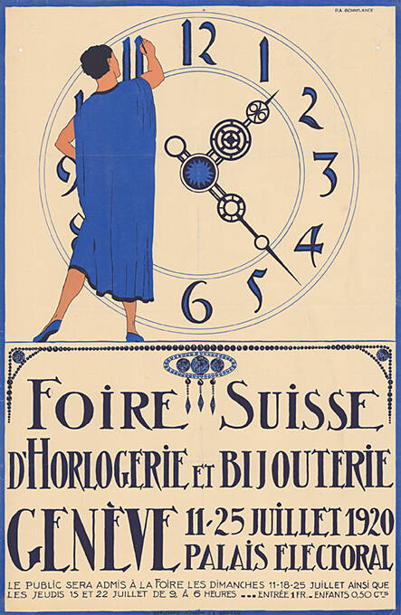 Foire Suisse d’horlogerie et bijouterie, Palais Electoral, Genève